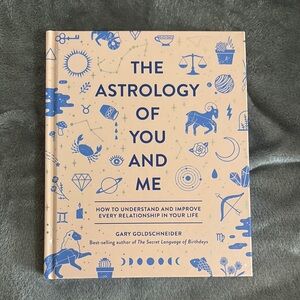 Astrology Book with Blue Illustrations